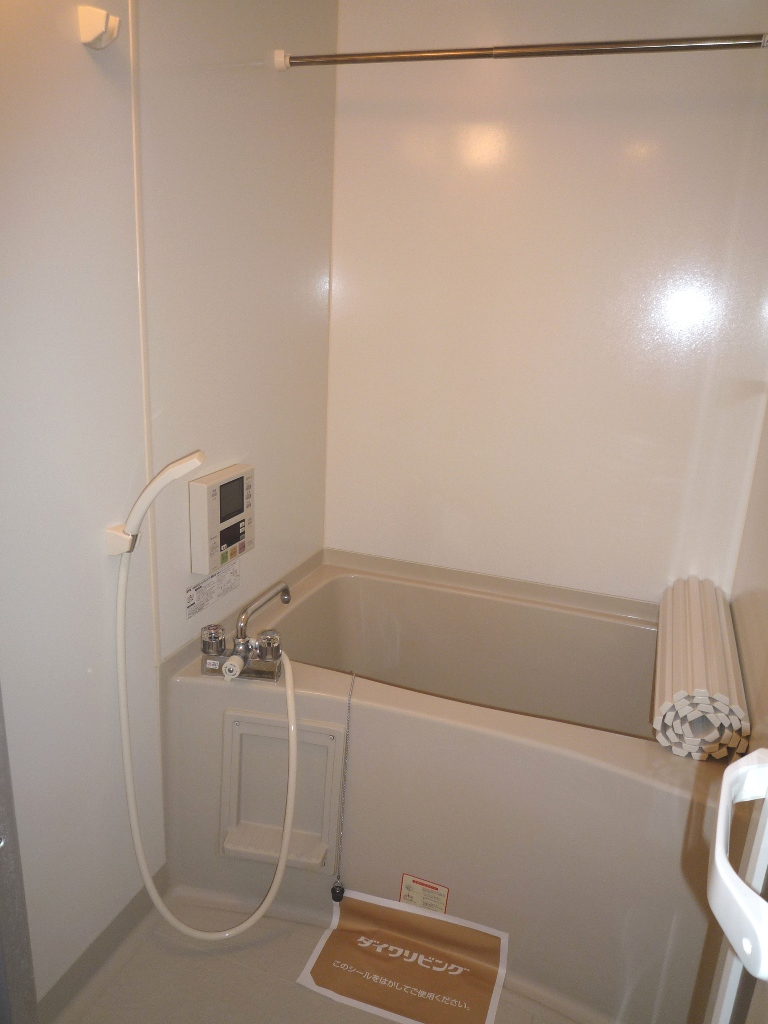 Bath. With bathroom dryer