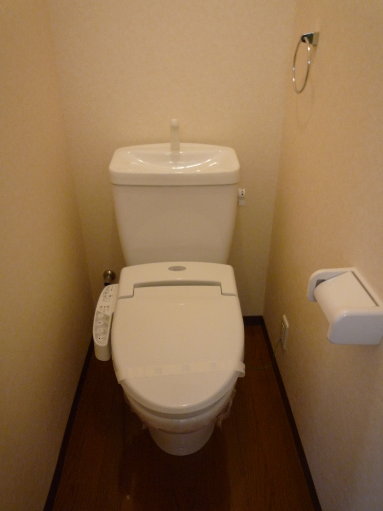 Toilet. It is with a bidet