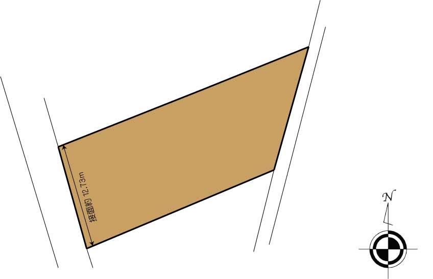Compartment figure. Land price 5.8 million yen, Land area 333.16 sq m
