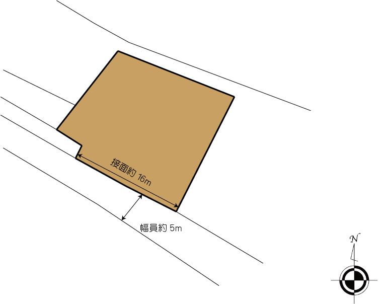 Compartment figure. Land price 12.8 million yen, Land area 369.35 sq m