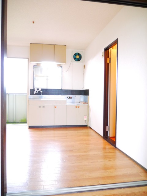 Other room space. It is another angle of the kitchen