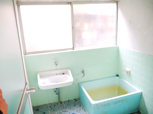 Bath. It comes with a window. 