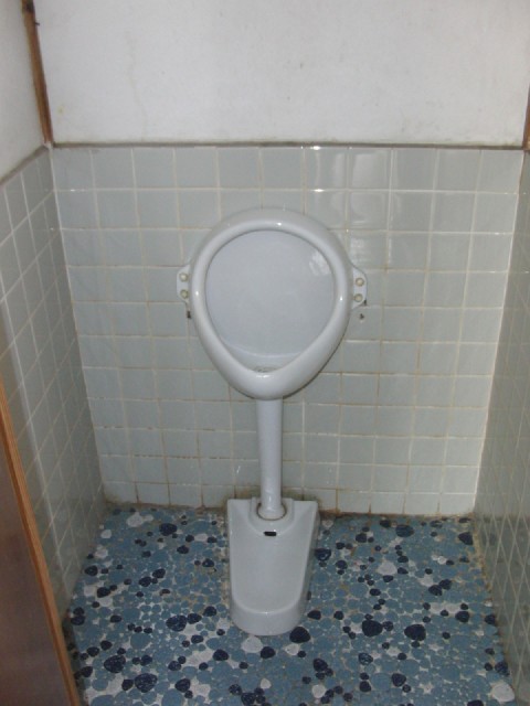 Other room space. It is the state of the men's toilet. 