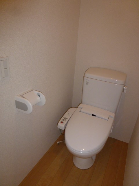 Toilet. It is a flush toilet