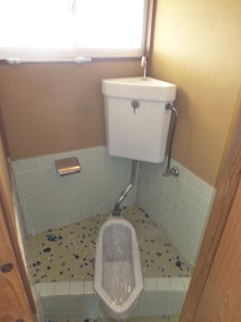 Toilet. It is a flush toilet