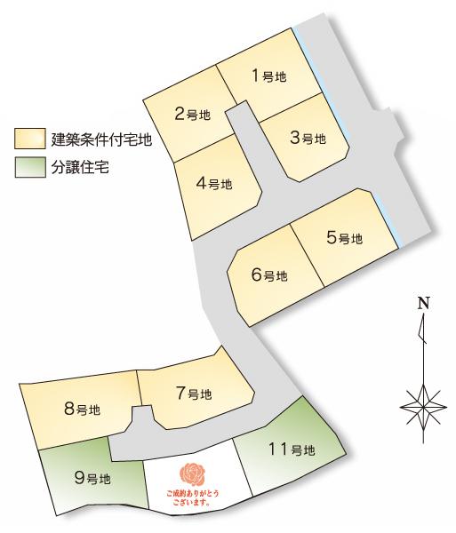 Compartment figure. Land prices -  ※ Compartment Figure
