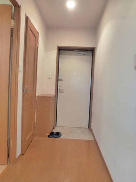 Entrance. There shoebox