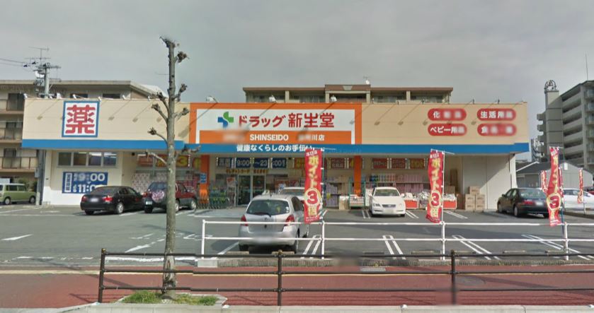 Dorakkusutoa. Shinseido Nakagawa shop 450m until (drugstore)