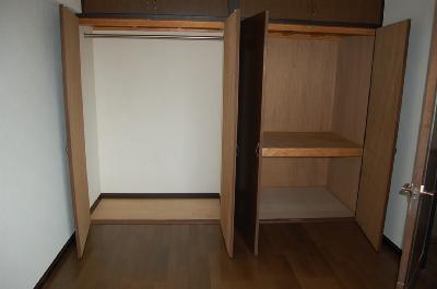 Receipt. Western-style closet is a two-stage of convenient height difference (photo in the same type room