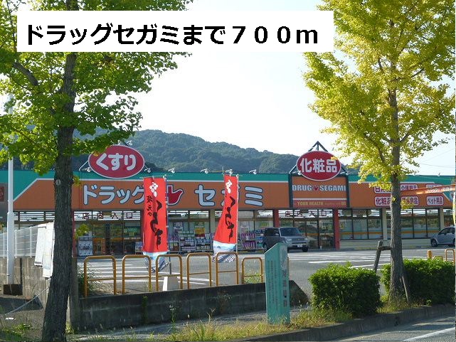 Dorakkusutoa. 700m to drag Segami (drugstore)