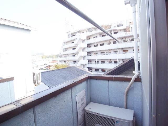 Balcony. Laundry is here