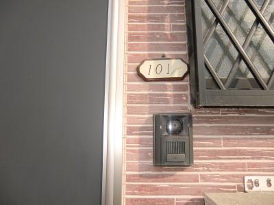 Security. TV monitor Hong