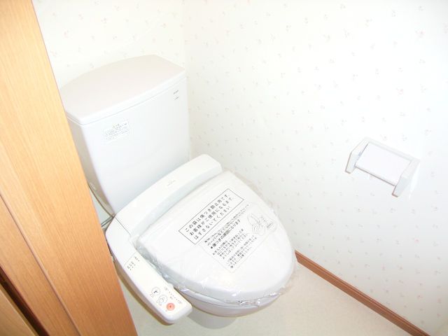 Toilet. Bathroom with a shower