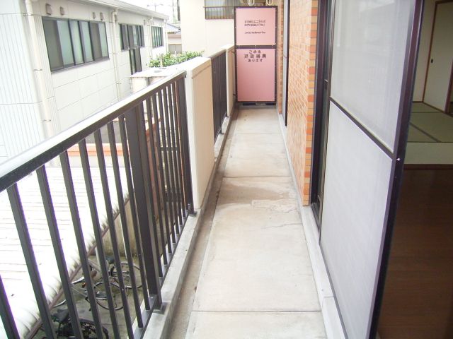 Balcony. It is wide veranda.