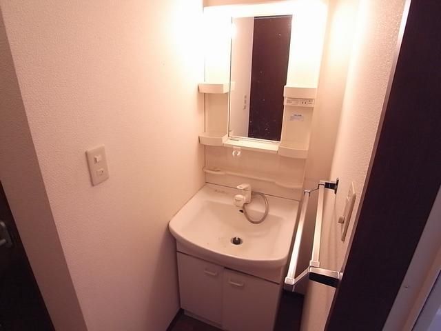 Washroom. Shan cormorant over Dresser