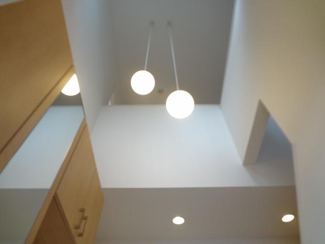 Entrance. Entrance upper part is the atrium. Bright entrance is attractive