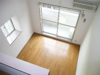 Living and room. This room viewed from the loft.