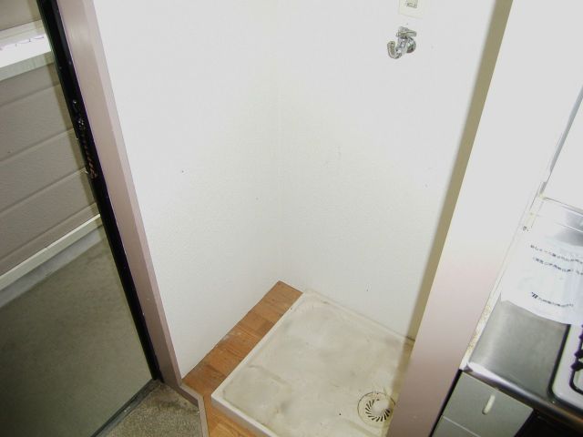 Other room space. Washing machine in the room