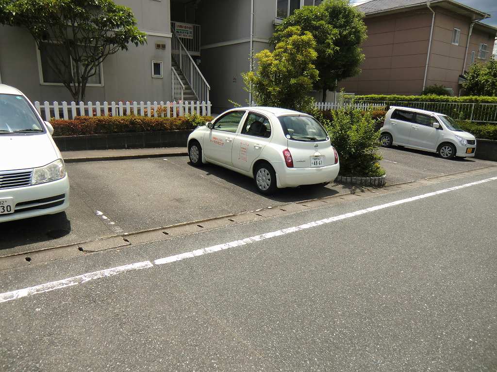 Parking lot. On-site parking