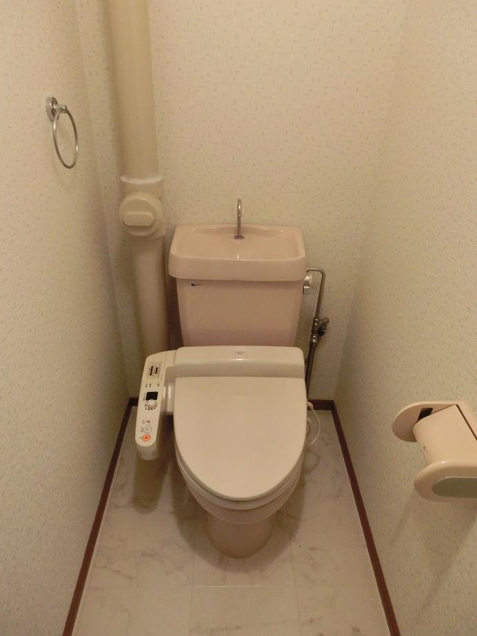 Toilet. With Washlet