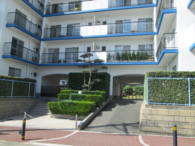 Building appearance. State of the site entrance