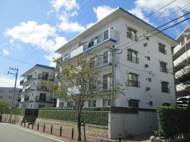 Building appearance. Another angle appearance of