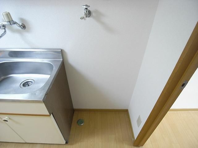 Other room space. It is indoor washing machine Storage.
