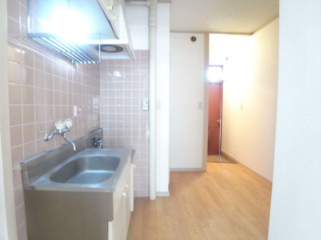 Other room space. Around the kitchen