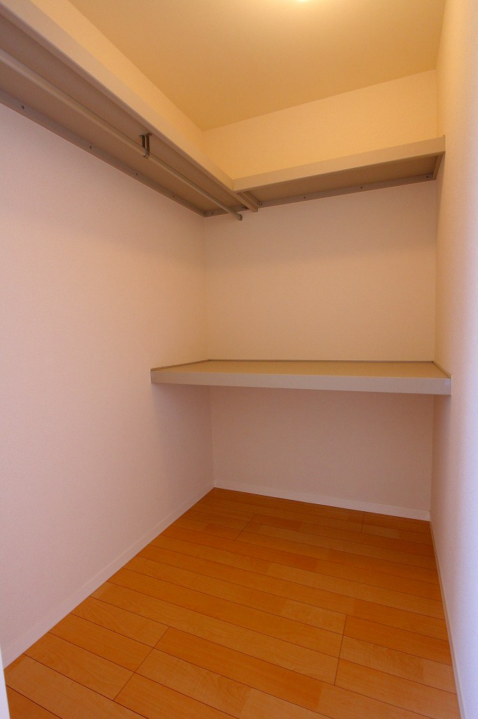 Receipt. Walk-in closet with a storage capacity