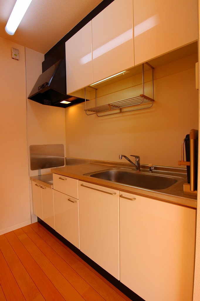 Kitchen. Gas stove installation type