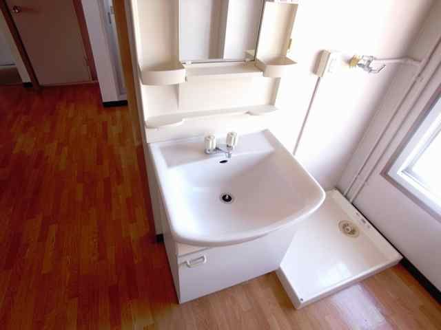 Washroom. Independent wash basin