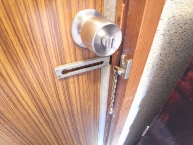 Security. Chain with lock