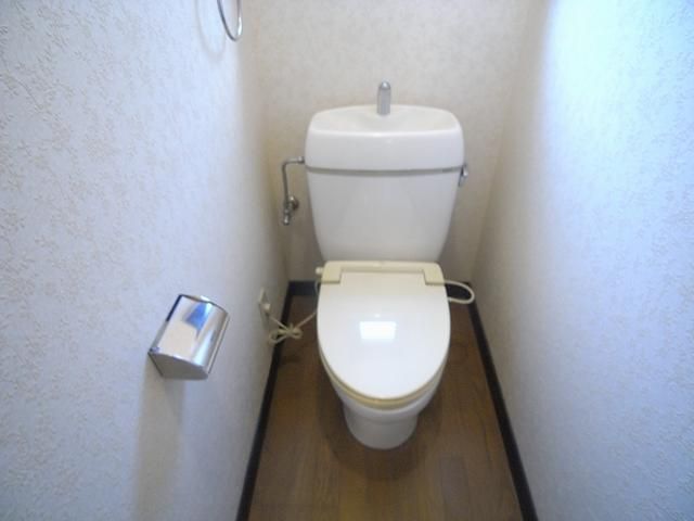 Toilet. It is with warm toilet. 