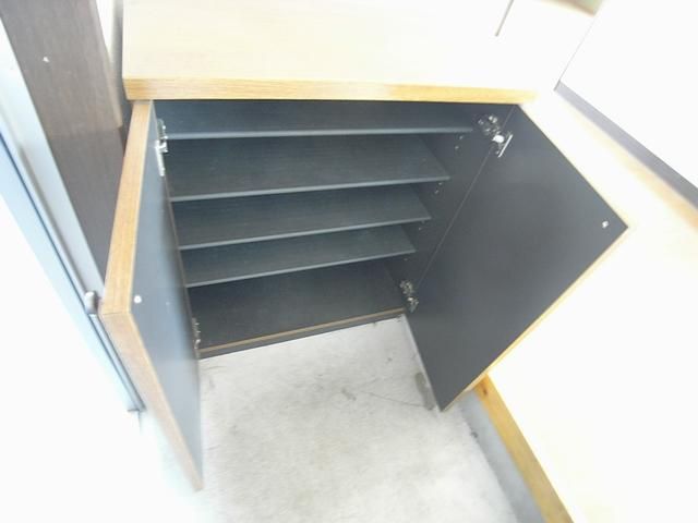 Entrance. It is a shoebox. 