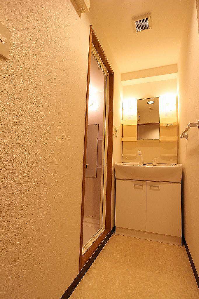 Washroom. Wash dressing room. It comes with shampoo dresser
