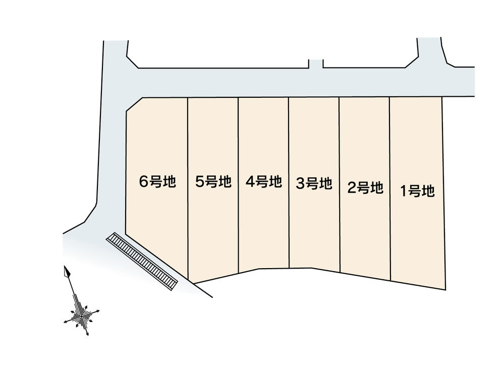 The entire compartment Figure. Joinus Dazaifu Suzaku 2-chome All 6 compartment.