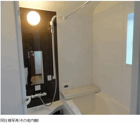 Bathroom. The photograph is the same type