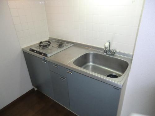 Kitchen. Two-burner stove in the kitchen