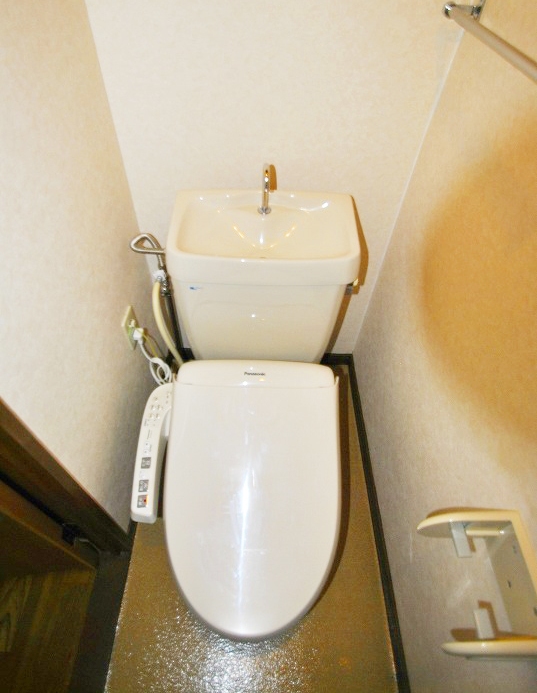 Toilet. With Washlet