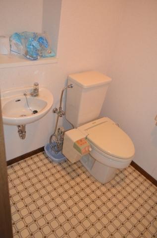 Toilet. Toilet spacious