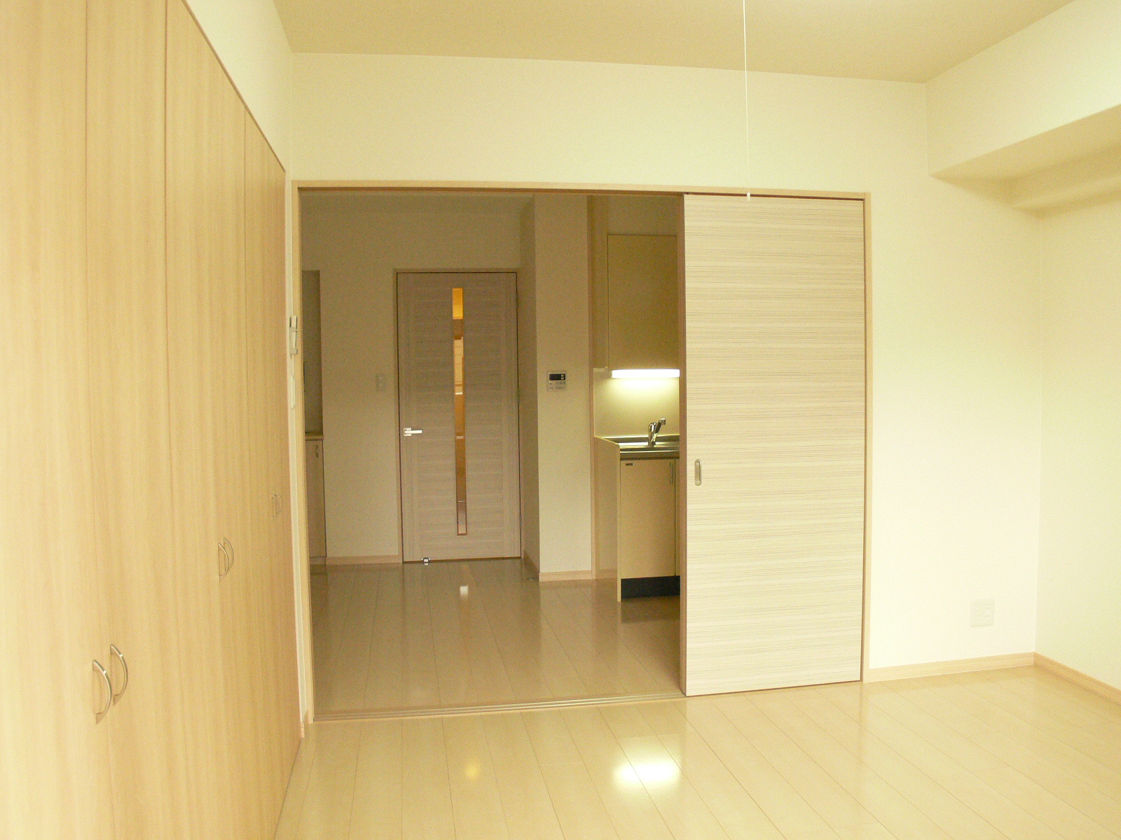 Living and room. Shooting from the balcony side!