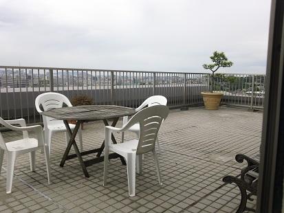 Balcony. Local shooting