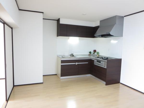 Kitchen. New Rikushiru made L-shaped kitchen