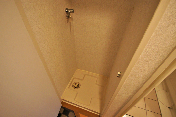 Other room space. Washing machine in the room