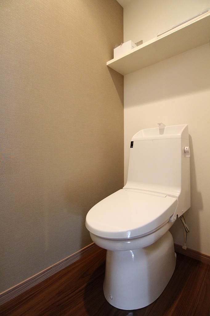 Toilet. Warm water washing toilet seat