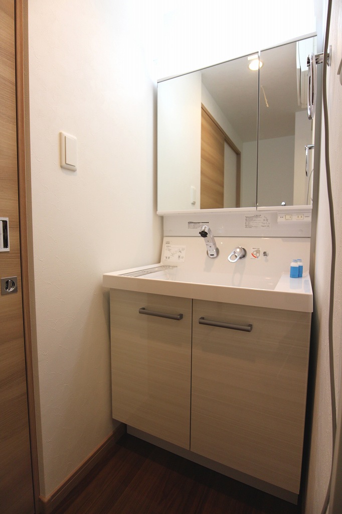 Washroom. Large shampoo dresser