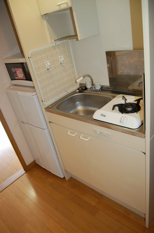 Kitchen. With gas stove