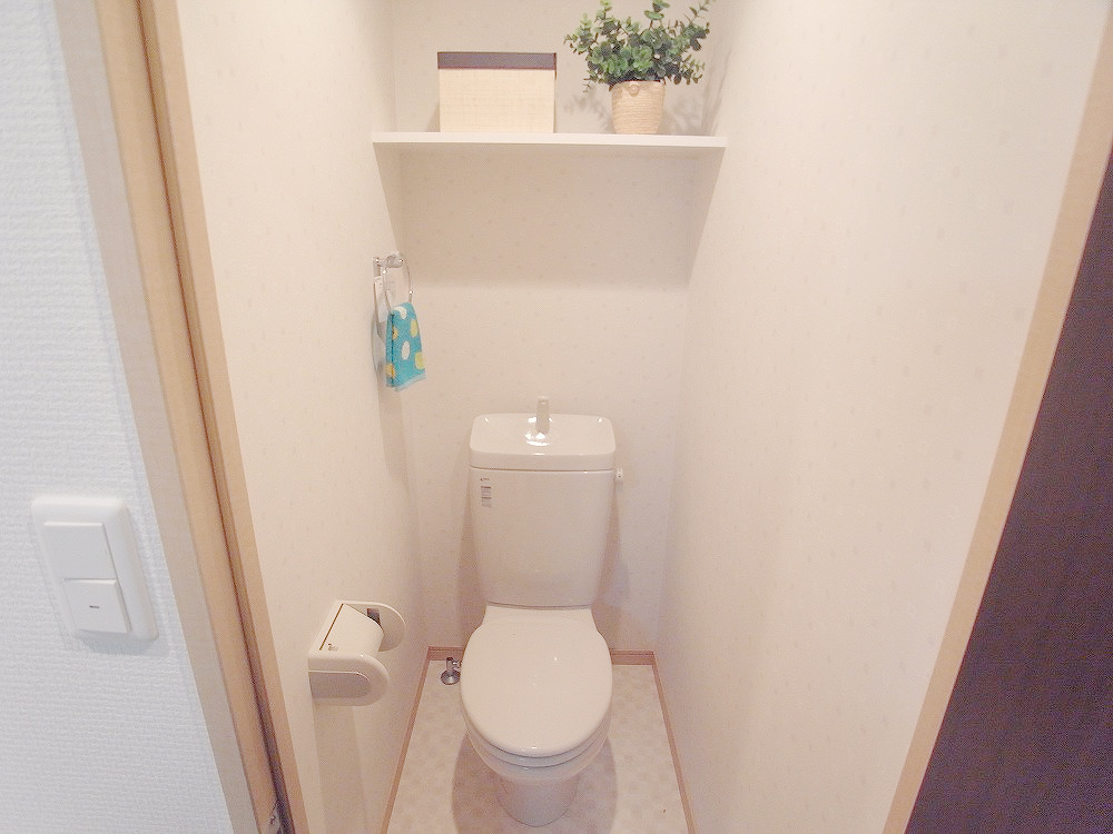 Toilet. It attaches Washlet