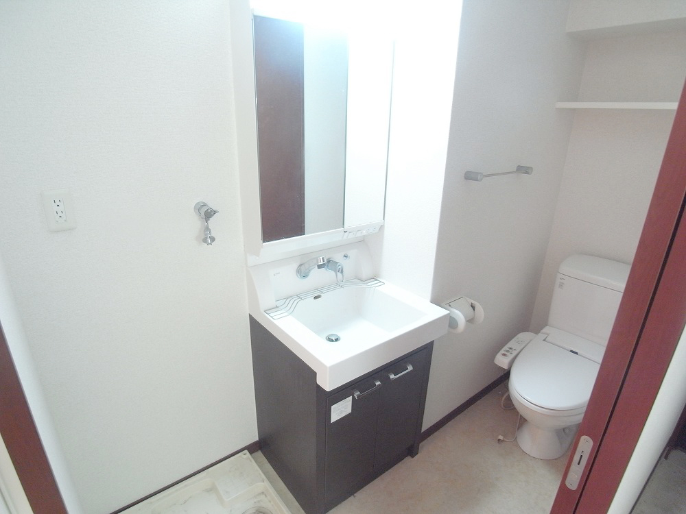 Washroom. With shampoo dresser