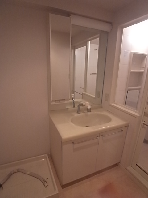 Washroom. Rakuchin morning in a separate wash basin of spread